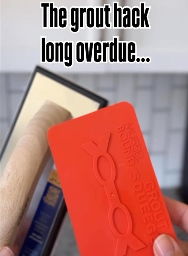 MusselBound® Grout Squeegee - an Easy Squeegee Compared to Bulky, Heavy Grout Floats - Image 2